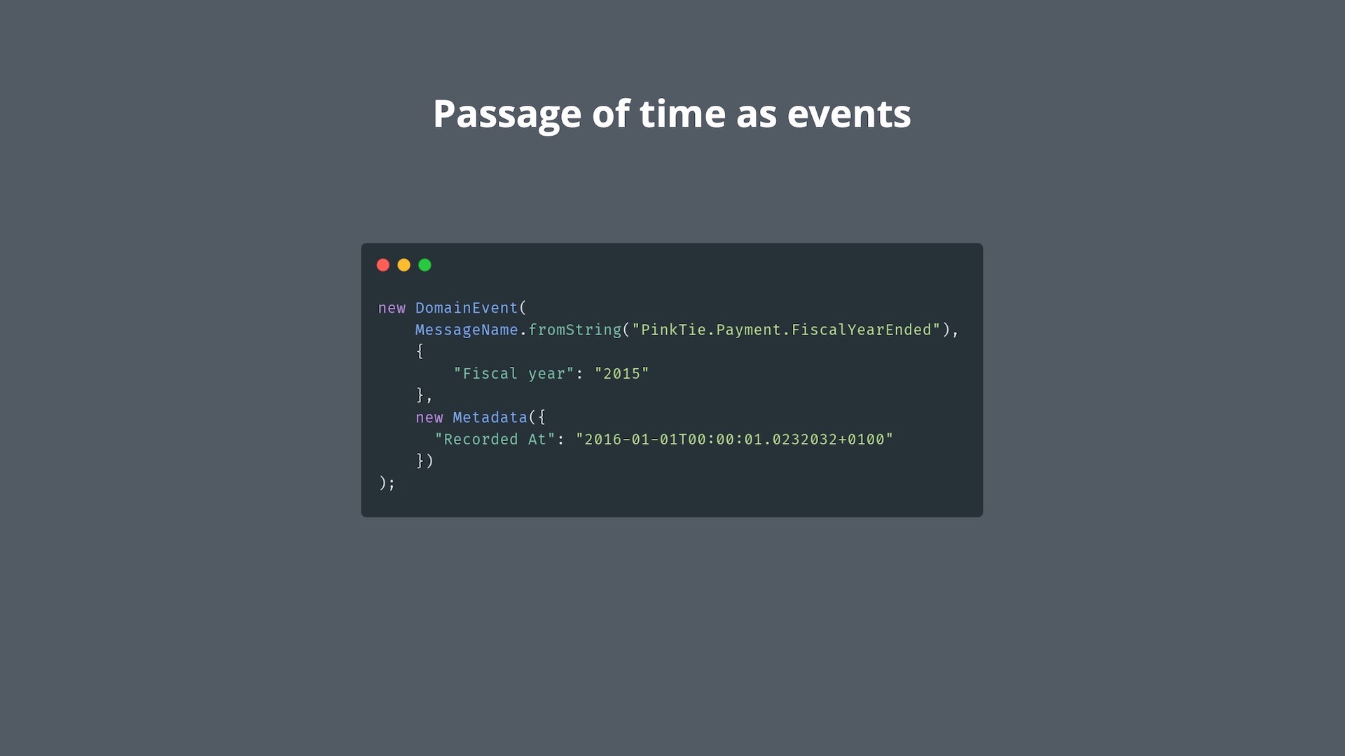 Poster for How to evolve event sourced models workshop