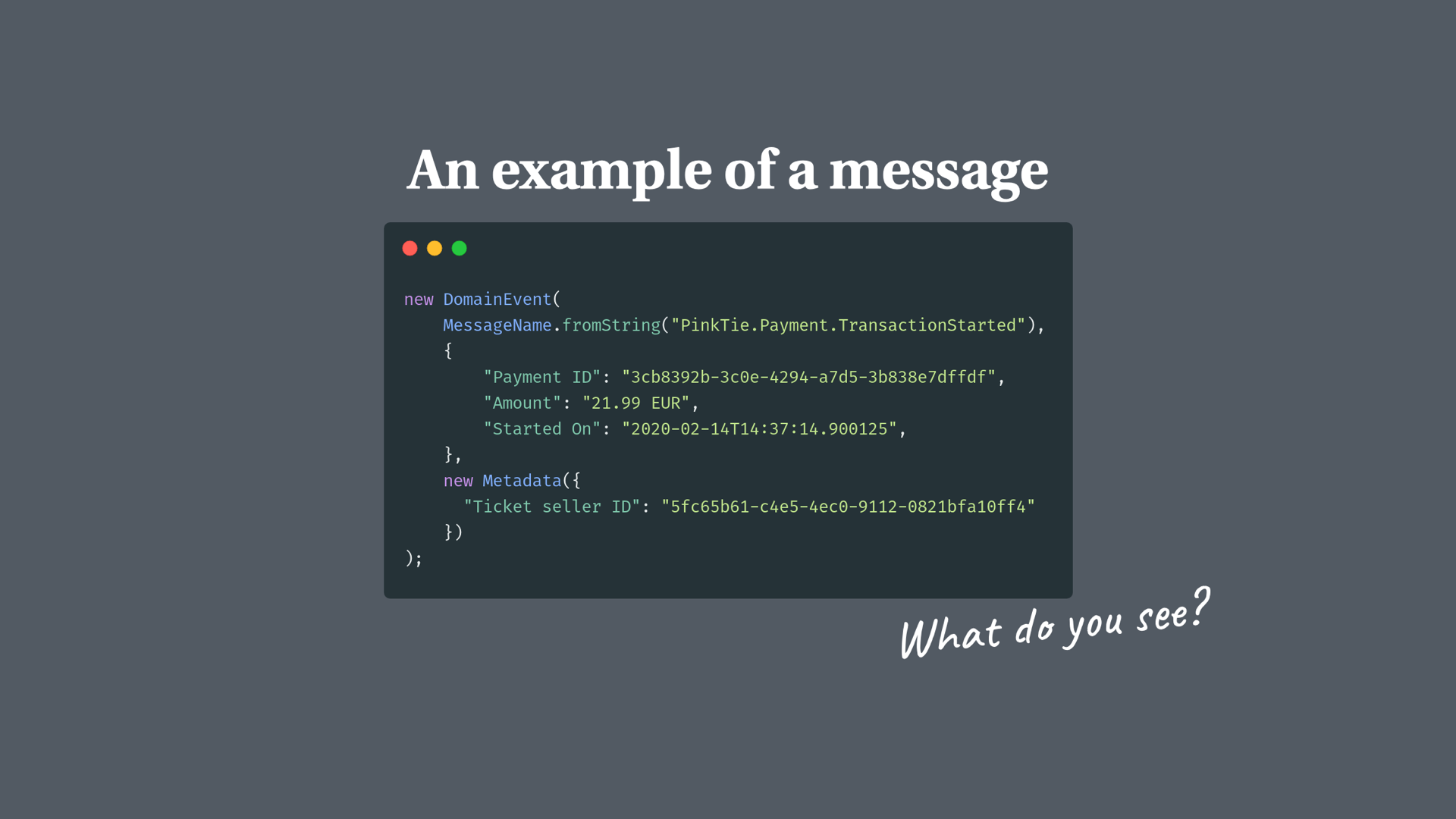 Poster for Intentional design of messages workshop