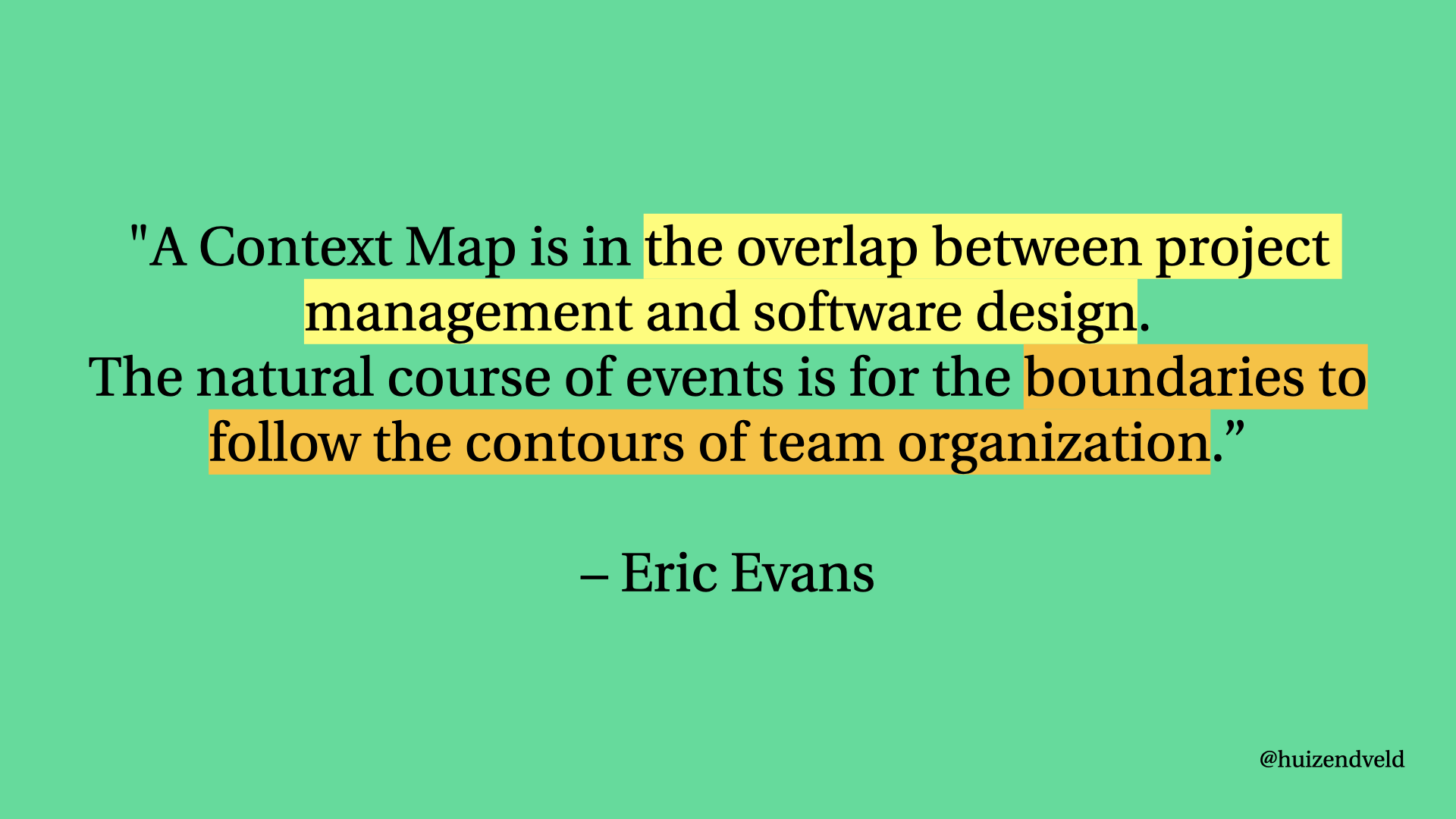 Poster for Strategic DDD for effective collaboration workshop